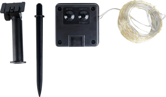Deco lichtslang solar wit 100 LED 11,9 mtr IP44