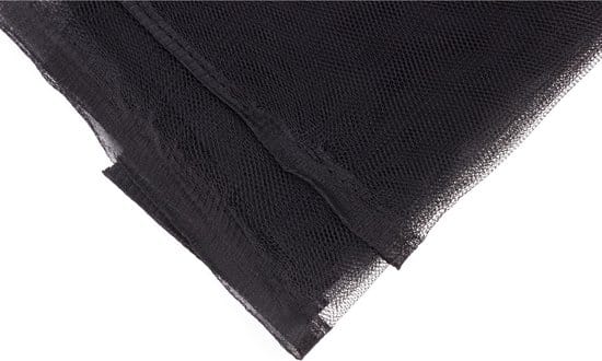 Horrengaas voor raam 130 x 150 cm zwart