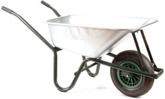 Kruiwagen 85 ltr gegalvaniseerd