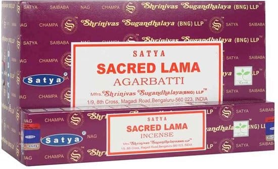 Sacred Lama Satya Wierookstokjes 12x15 gram