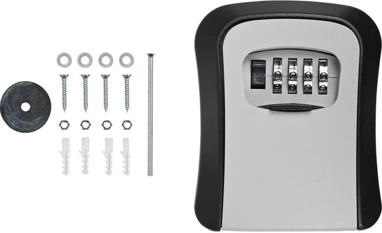 Sleutelkluis + cijferslot metaal