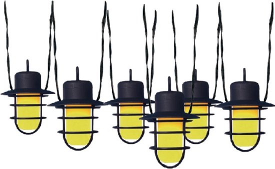 LED lichtsnoer 6 dlg 2 mtr solar flame effect