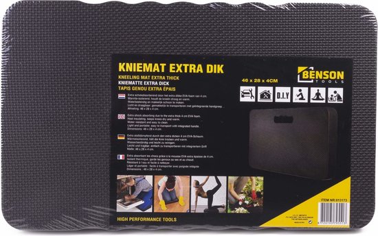 Kniekussen 46 x 28 x 4 cm extra dik