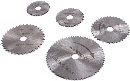Multislijper HSS zaag 6 dlg