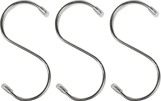 S-haak plat 70 mm 3 dlg
