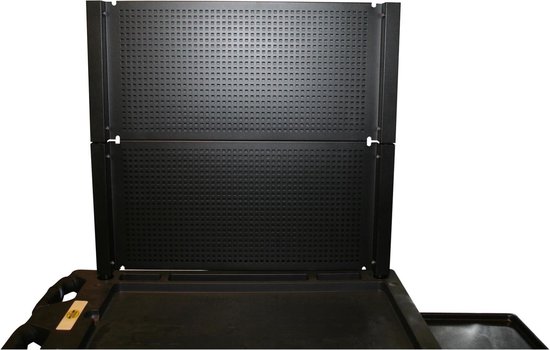 Rugwand voor gereedschapstrolley