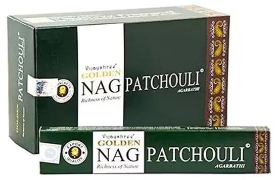 Golden Patchouli Wierookstokjes 12 doosjes 15 gram
