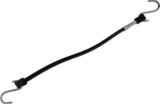 Spanrubber met haak 38 cm