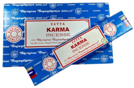 Karma Satya Wierookstokjes 12x15 gram