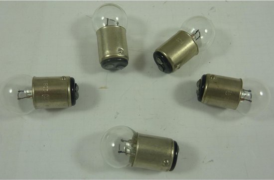 Autolamp bolletje 12V 5W ba15d