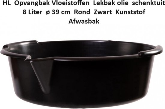 Oliebak + tuit 8 ltr