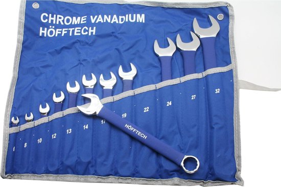 Ring steeksleutels 12 dlg 6-32 metrisch