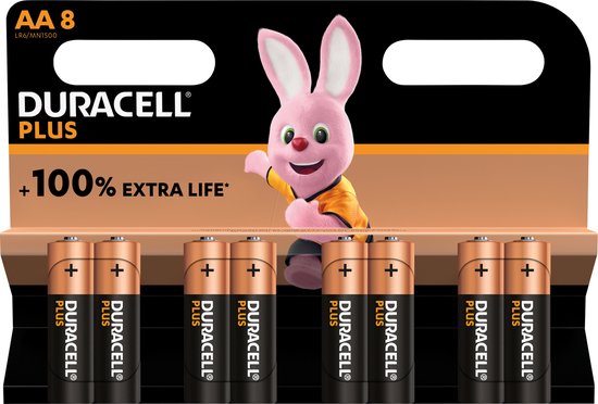 Duracell plus AA (LR6) 8 dlg
