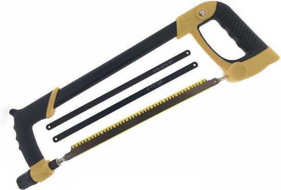 Beugelzaag 300 mm 3-in-1 hout/metaal/kunststof