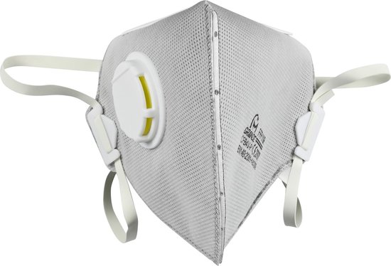 Stofmasker met ventiel 2 dlg CE