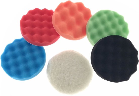 Polijstset 6 dlg ø75 mm