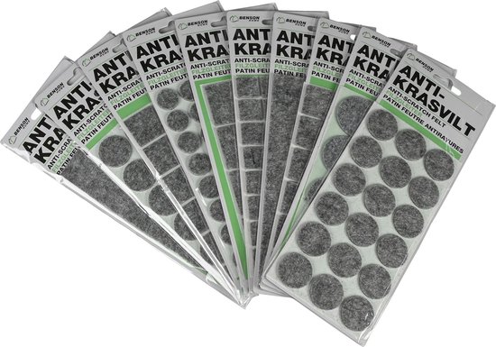 Antikrasvilt set grijs mix