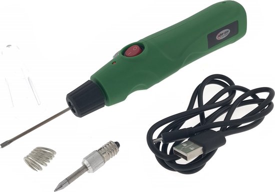 Accu soldeerbout + snijder 3.6V 2.0 Ah