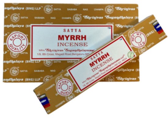Myrrh Satya Wierook 12x15 gram