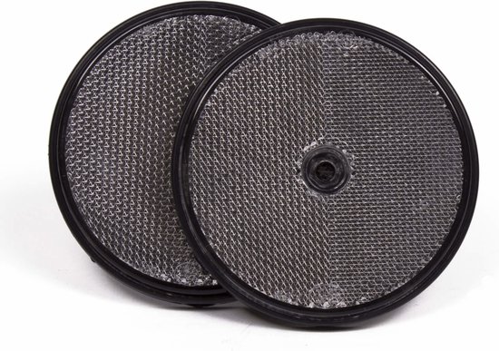 Reflector rond wit 85 mm 2 dlg E4