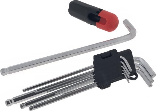 Inbus kogelset 10 dlg Cr-V