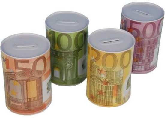 Spaarpot euro S mix