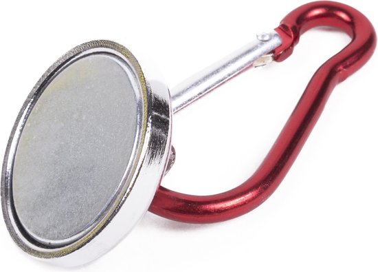 Magneet met karabijnhaak 25 mm