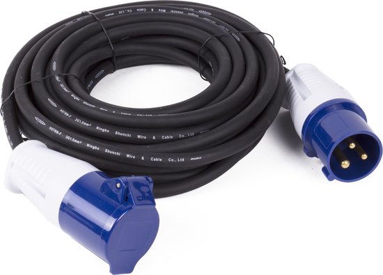 CEE verlengsnoer neopreen IP44 10 mtr