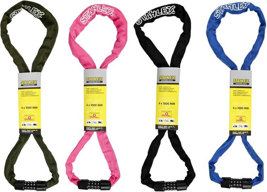 Ketting cijferslot 225 4 x 1000 mm