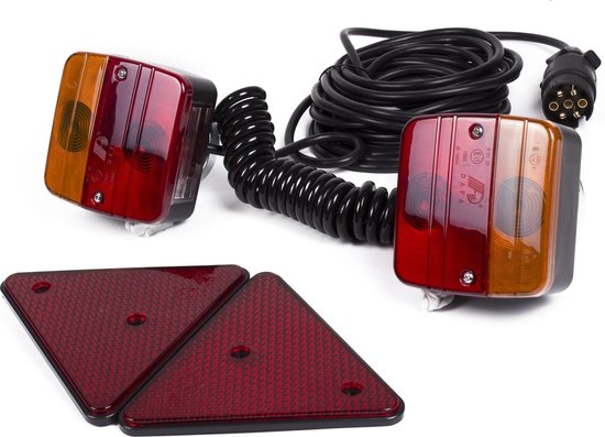 Verlichtingsset magnetisch + frame 2.5 + 7.5 mtr kabel E4