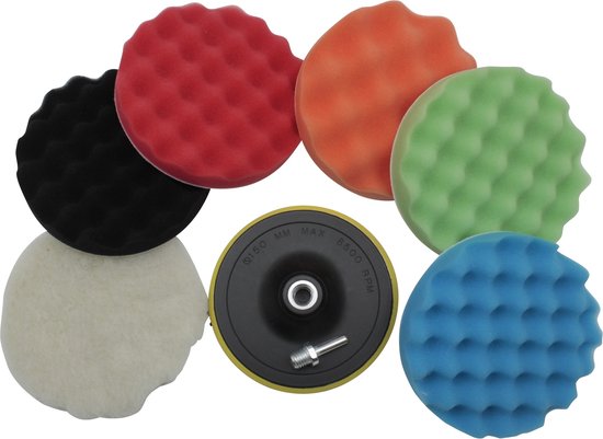 Polijstset 7 dlg ø150 mm