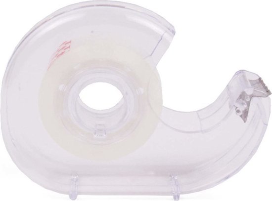 Plakbandhouder met plakband 18 mm x 20 mtr