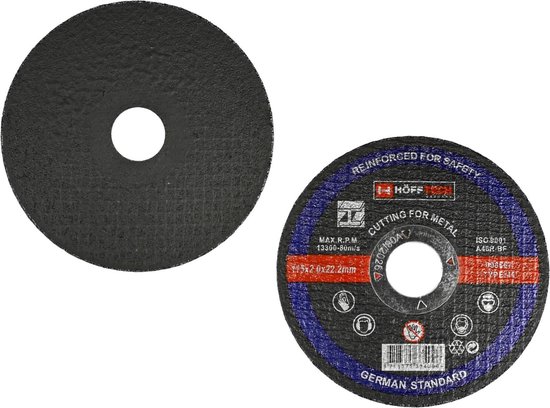 Doorslijpschijf metaal ø115 x 2.0 x 22.2 mm