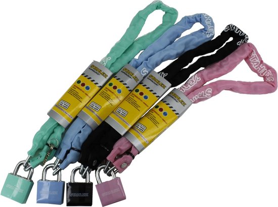 Ketting + hangslot 415 5 x 1000 mm mix