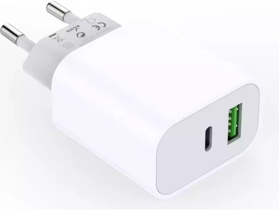 USB-A en USB-C lader 20W