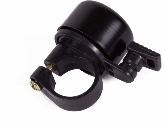 Fietsbel mini 35 mm alu zwart