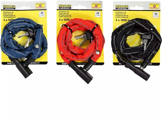 Kettingslot 618 3 x 1200 mm reflectie mix