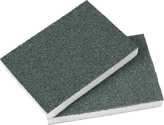 Schuurpad 2 dlg groen middel