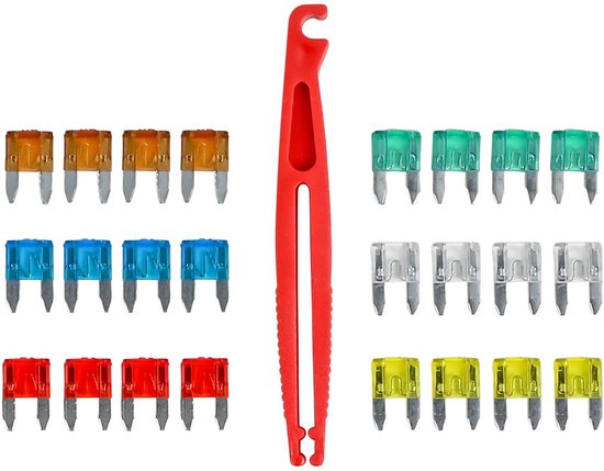 Steekzekering set met trekker 25 dlg