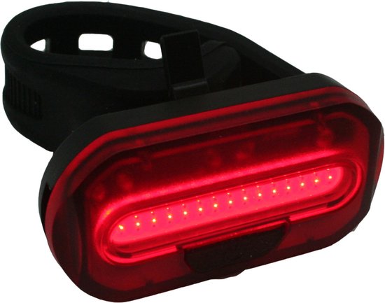 Fietslamp COB rood
