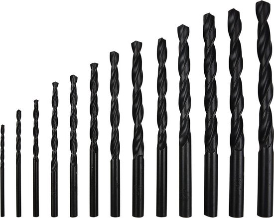 Boorset 13 dlg HSS cassette