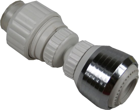 Kraansproeier chroom wit