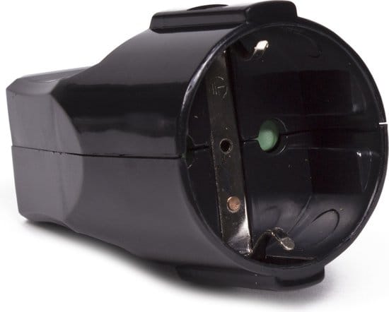 Stekker contra + RA zwart