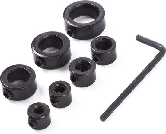 Boor diepte stopper 3 t/m 12 mm 8 dlg