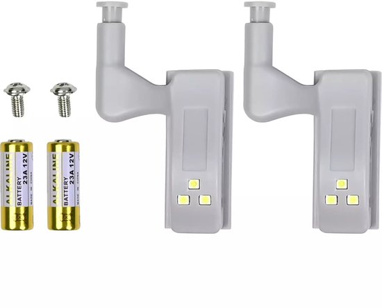 LED kast scharnier verlichting automatisch 2 dlg