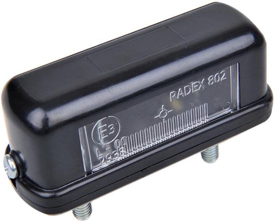 Kentekenverlichting 83 x 33 mm