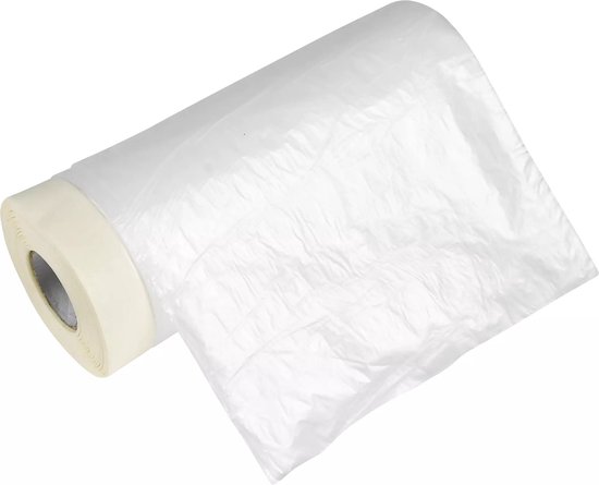 Afdekfolie 110 cm x 20 mtr zelfklevend