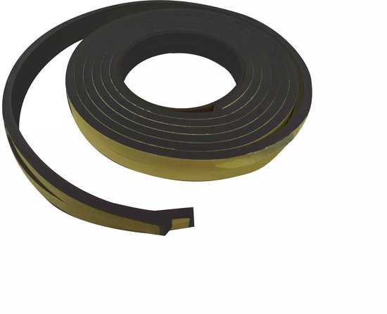 Tochtband 2 x 2.75 m zwart