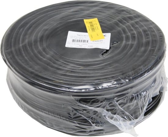 Stroomkabel rond 3 x 1.00 100 mtr zwart