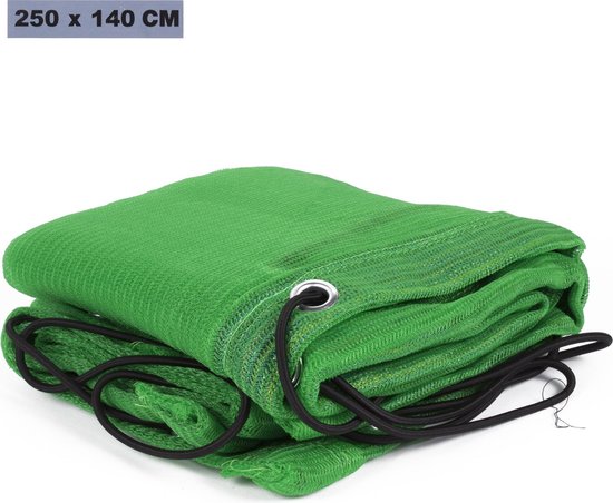 Aanhangwagen net fijnmazig 2,5 x 1,4 mtr in tas